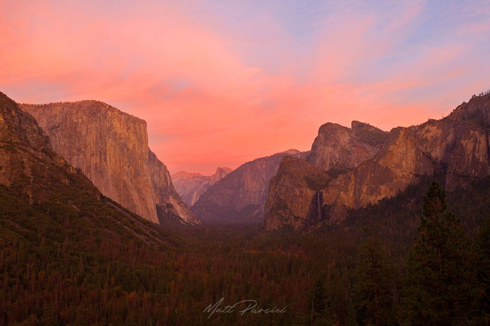 Tunnel View Sunset