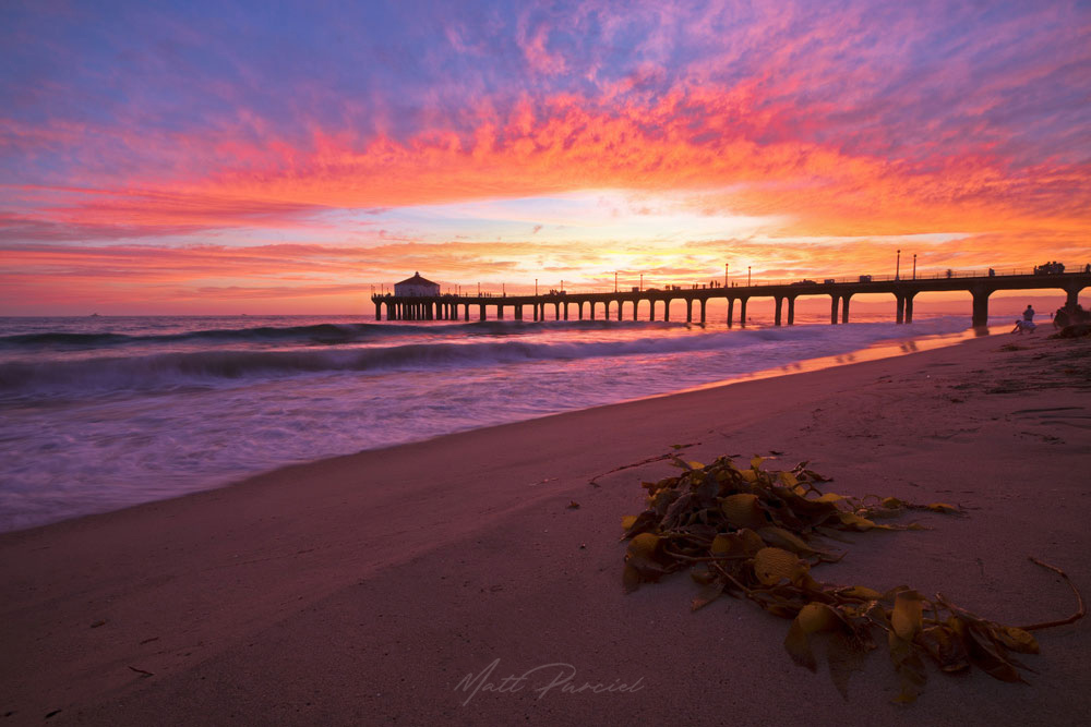 manhattan beach sunset